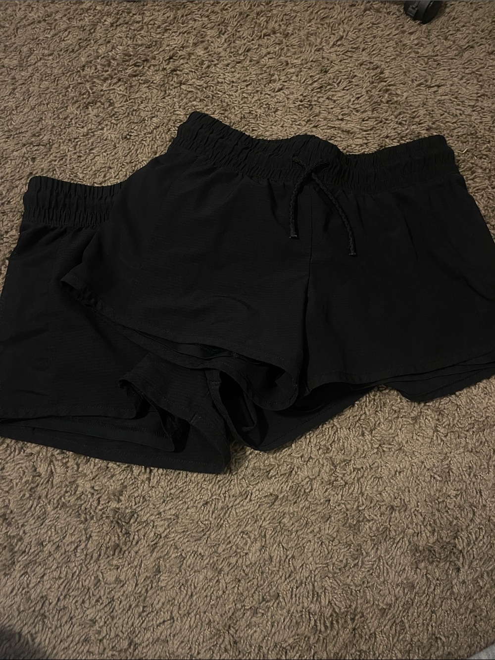 all in motion Black Athletic Drawstring Shorts